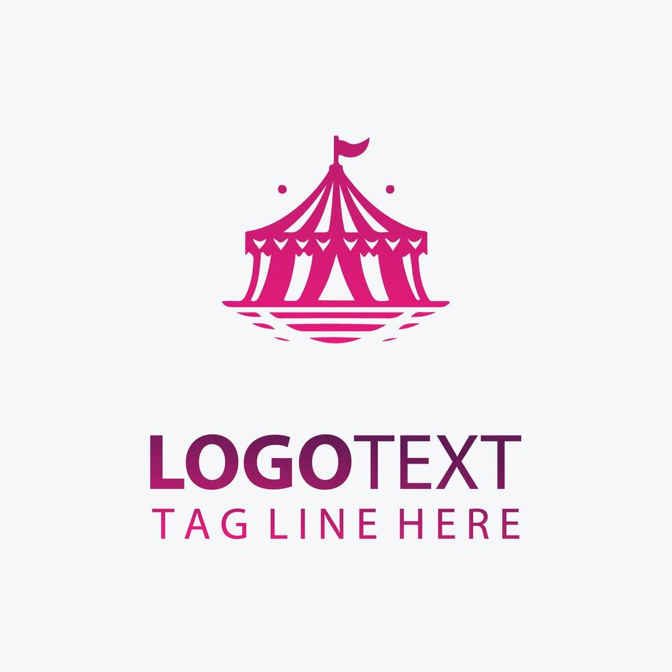 Starlight Adventures circus logo vector