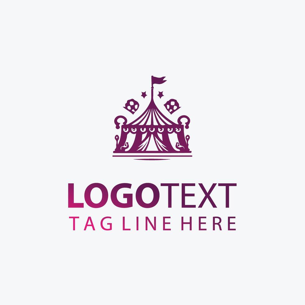 Glimmering Circus logo vector