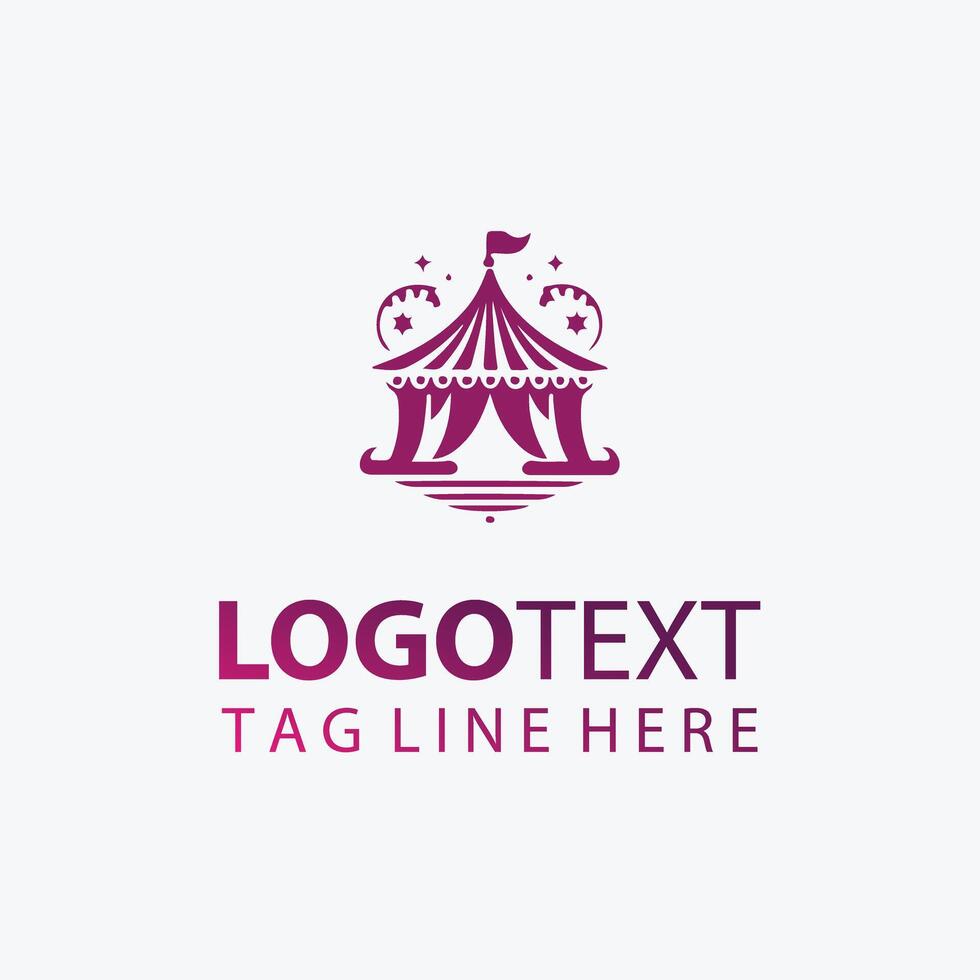 Whirling World Circus logo vector