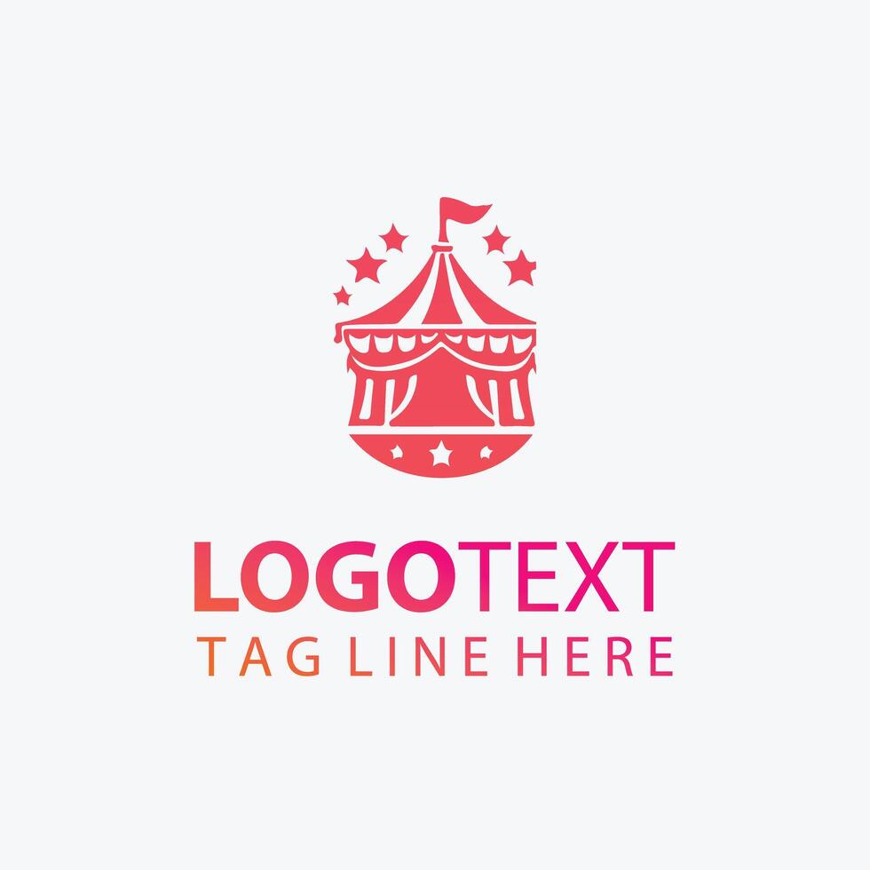 The Flying Trapeze Circus logo vector
