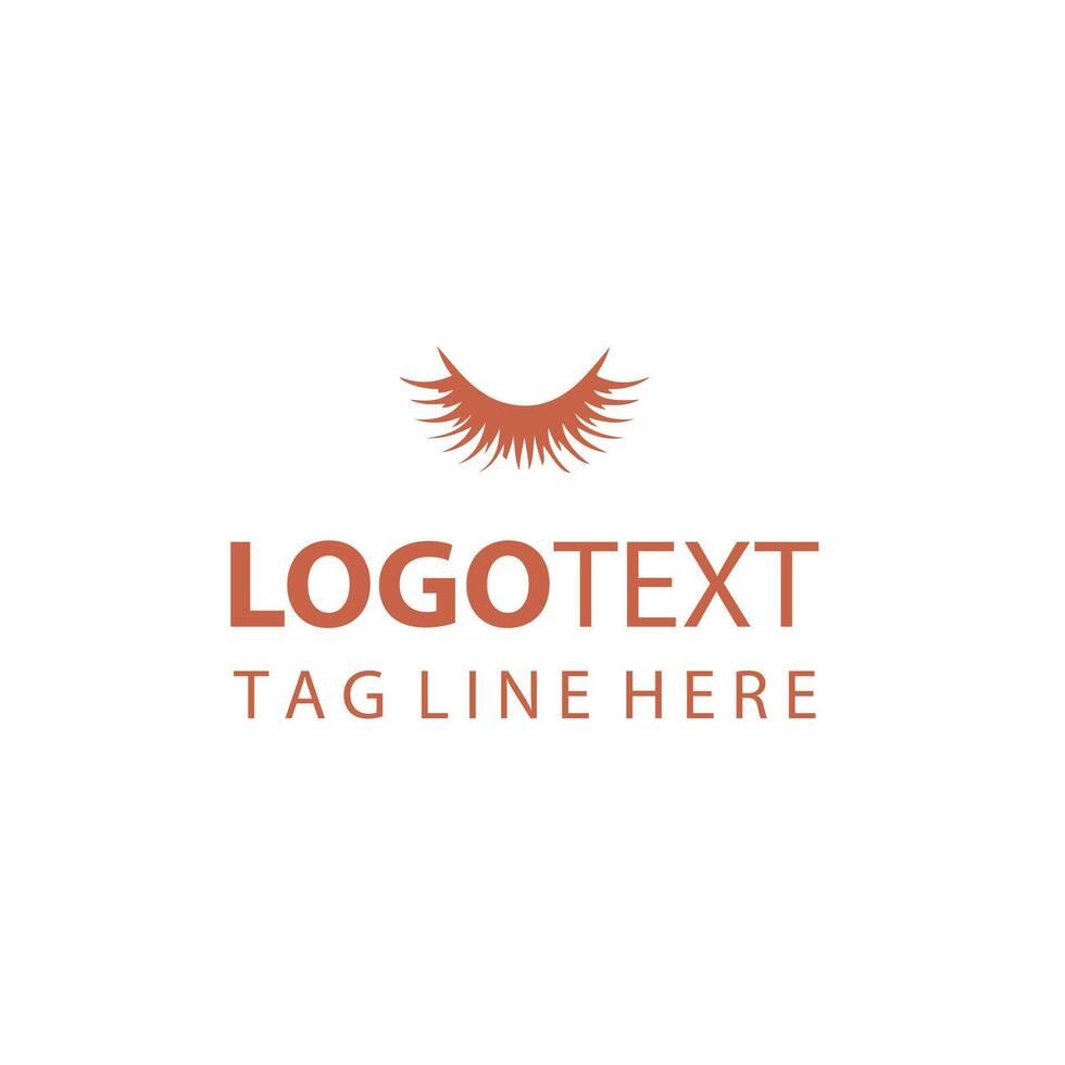 Radiant Blink Eye Lash Logo vector