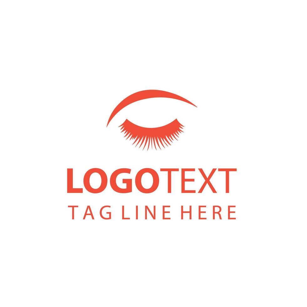 Infinity Eye Lash Logo vector