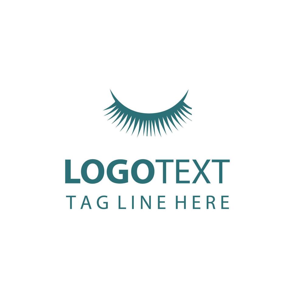 Luxurious Eye Lash Logo vector