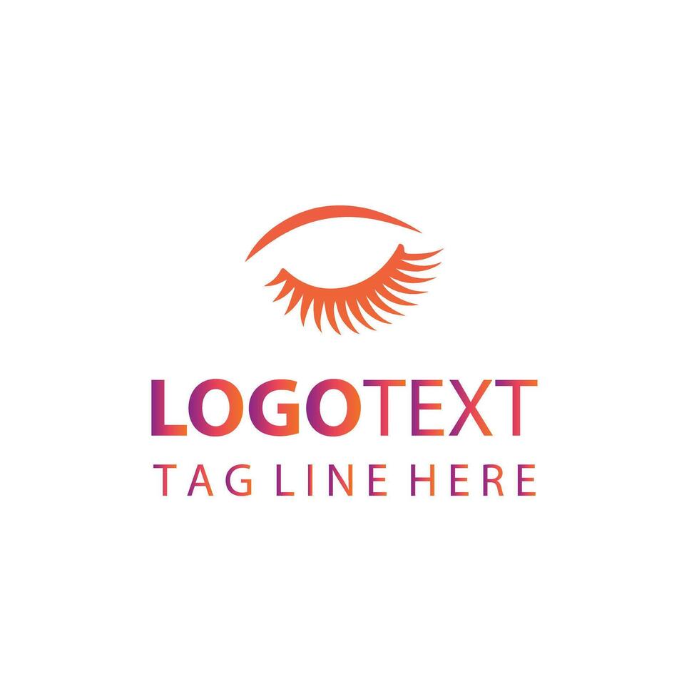 Blink Eye Lash Logo vector