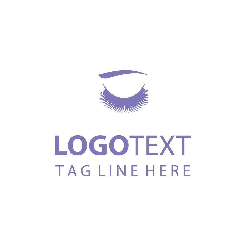 Fabu Eye Lash Logo vector