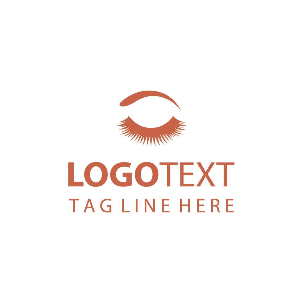 Flaw less Eye Lash Logo vector