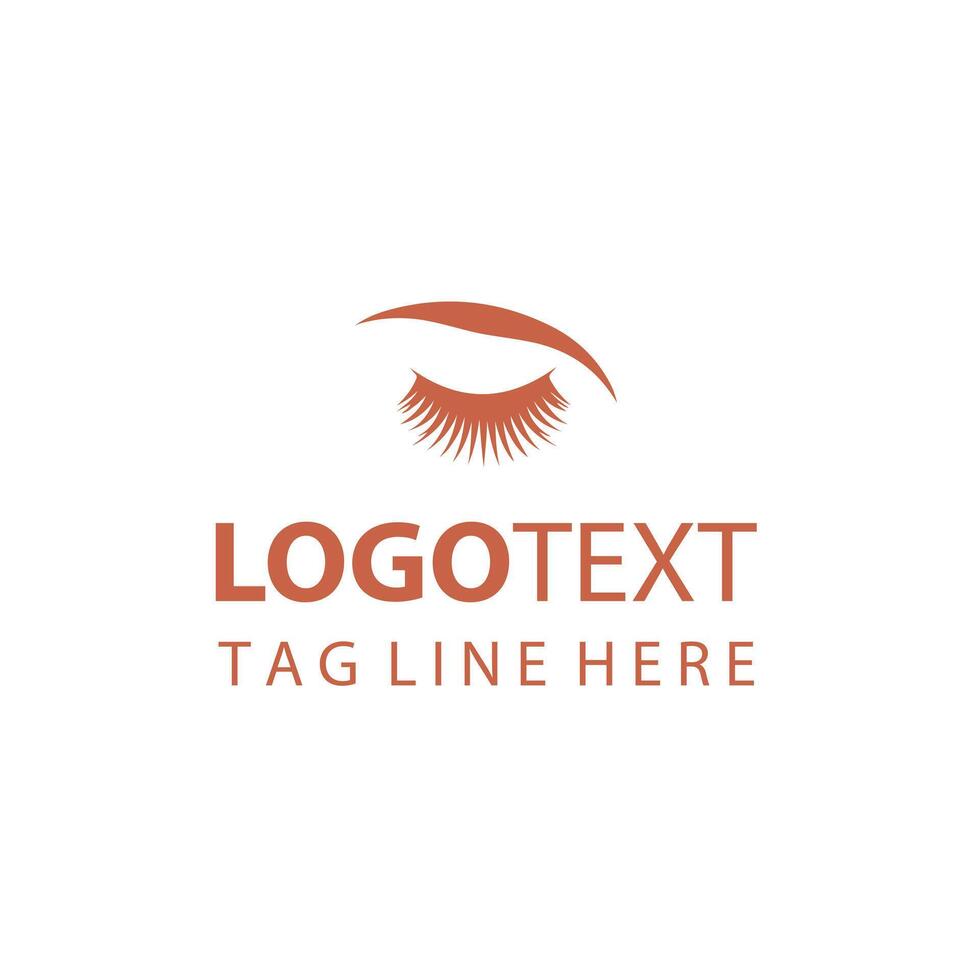 Luxe Blink Eye Lash Logo vector