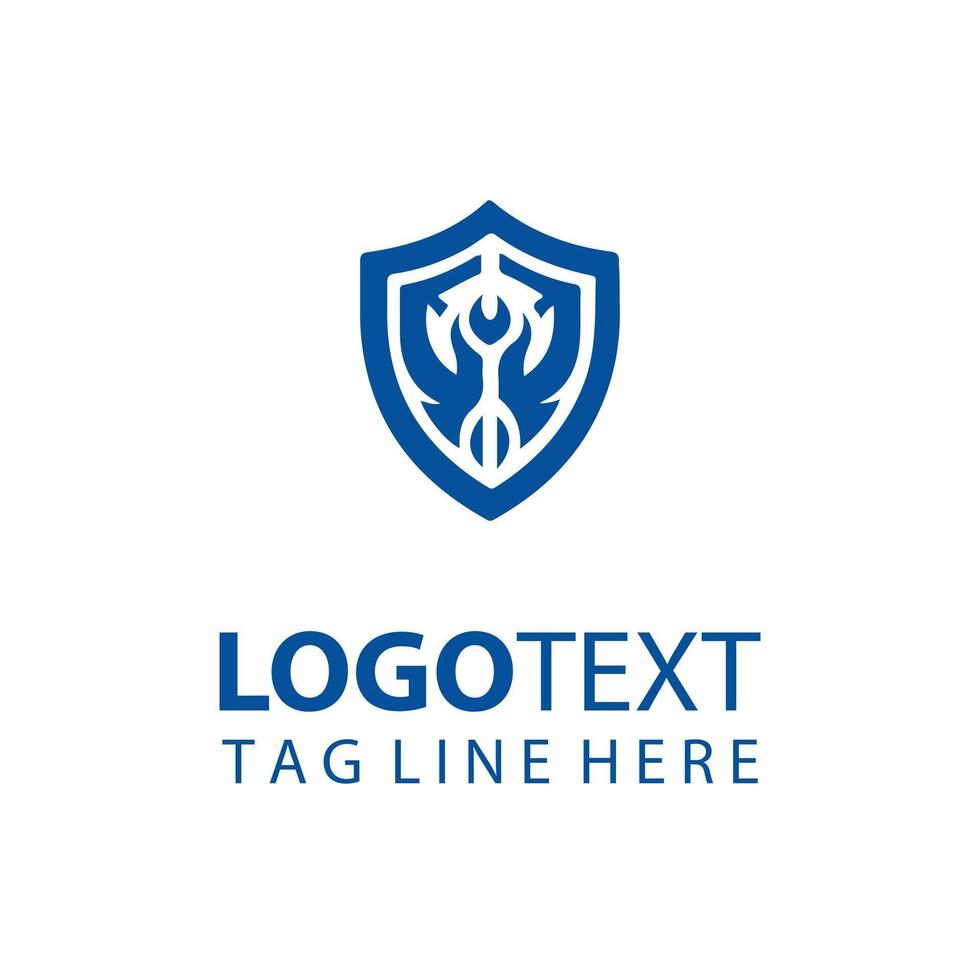 Titan Shield Logo Design vector