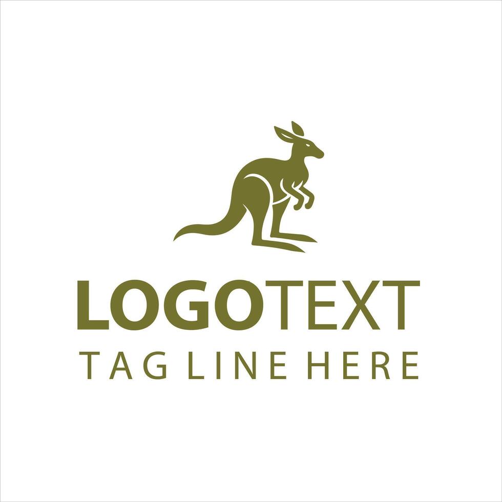 Outback Roos Kangaroo Logo vector