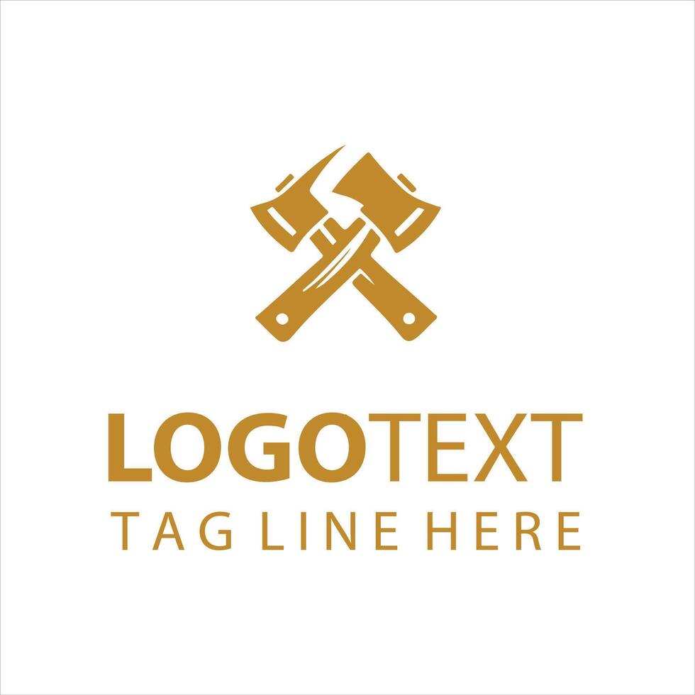 Razor Axe Axe logo vector