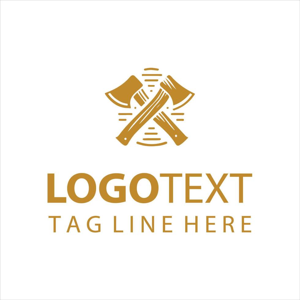 Steel Storm Axe logo vector