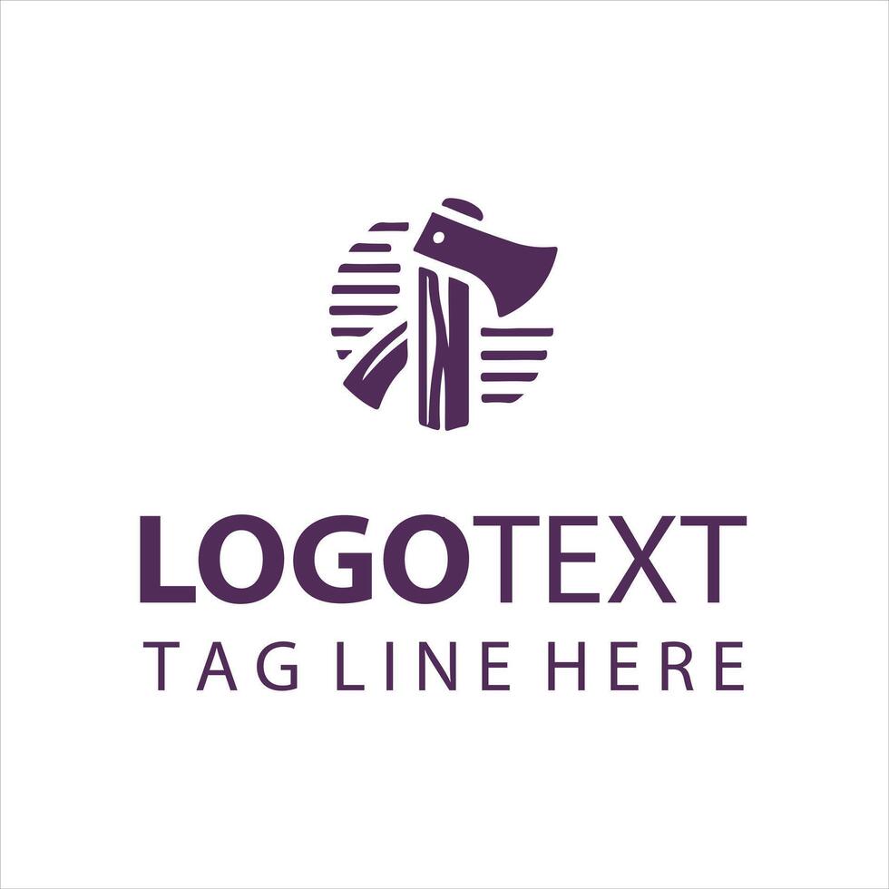 Iron Axe logo vector