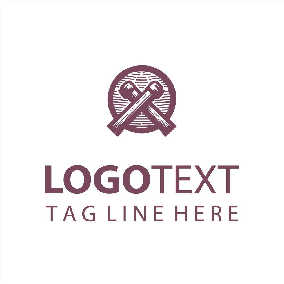 Titan Blade Axe logo vector