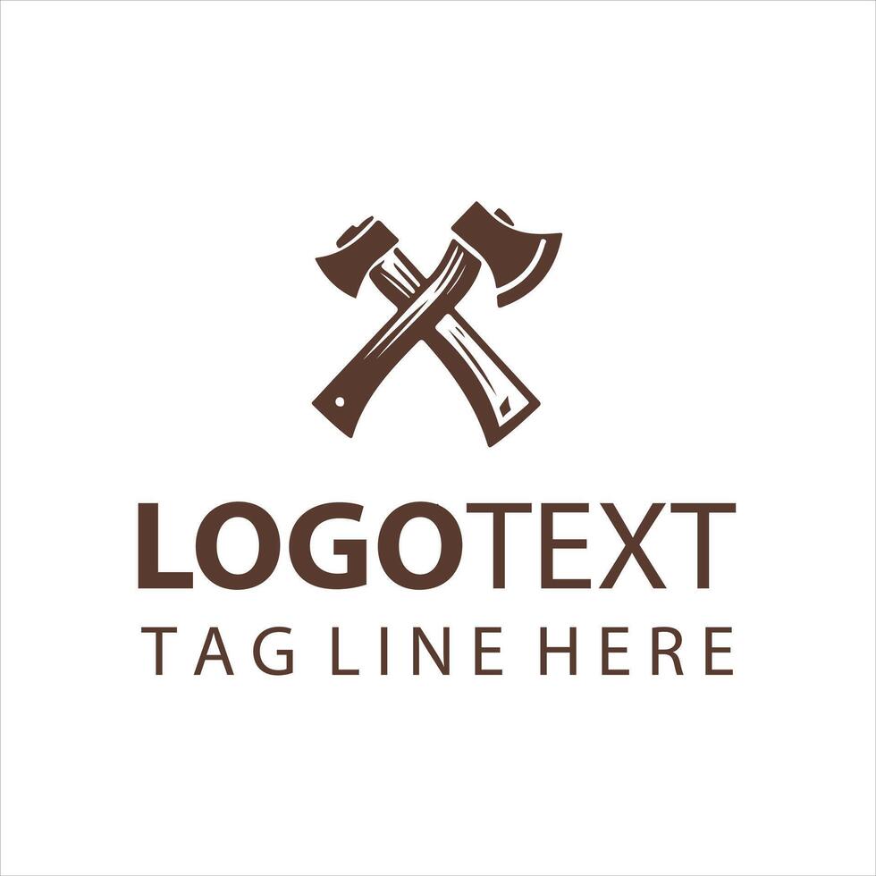 Ghost Blade Axe logo vector