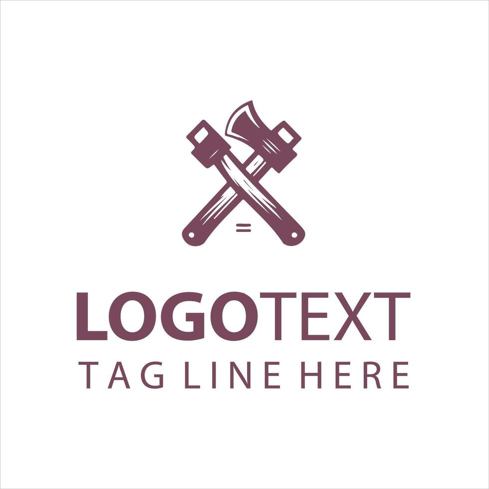 Deep Axe Axe logo vector