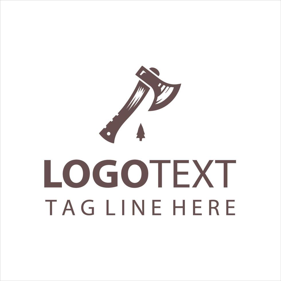Savage Chop Axe logo vector