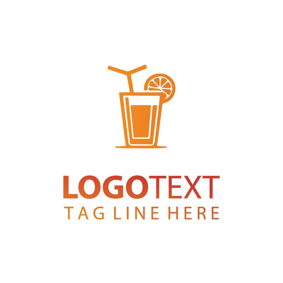 Sunset Refresher Drinks logo vector
