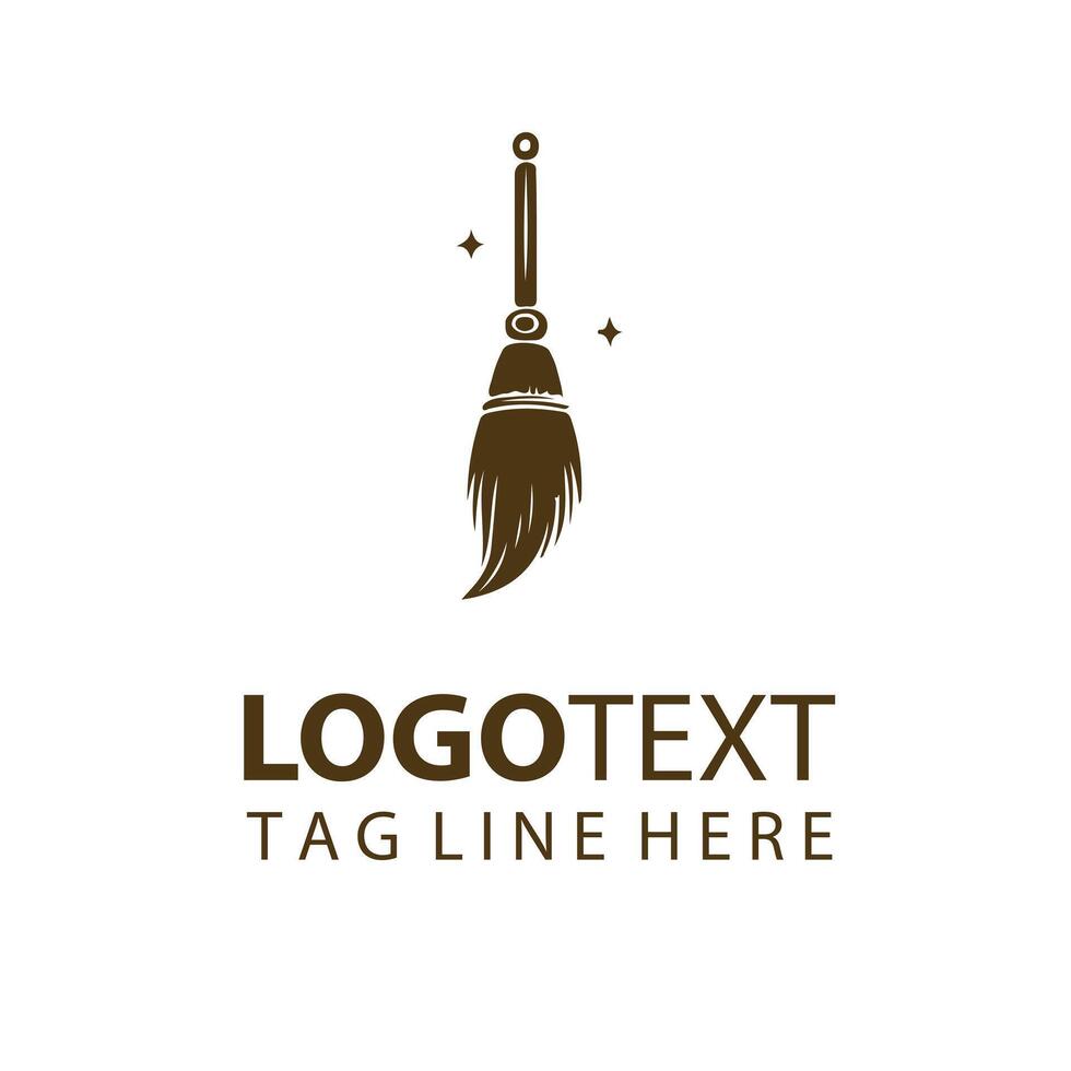 Dream Sweep Broom Logo vector