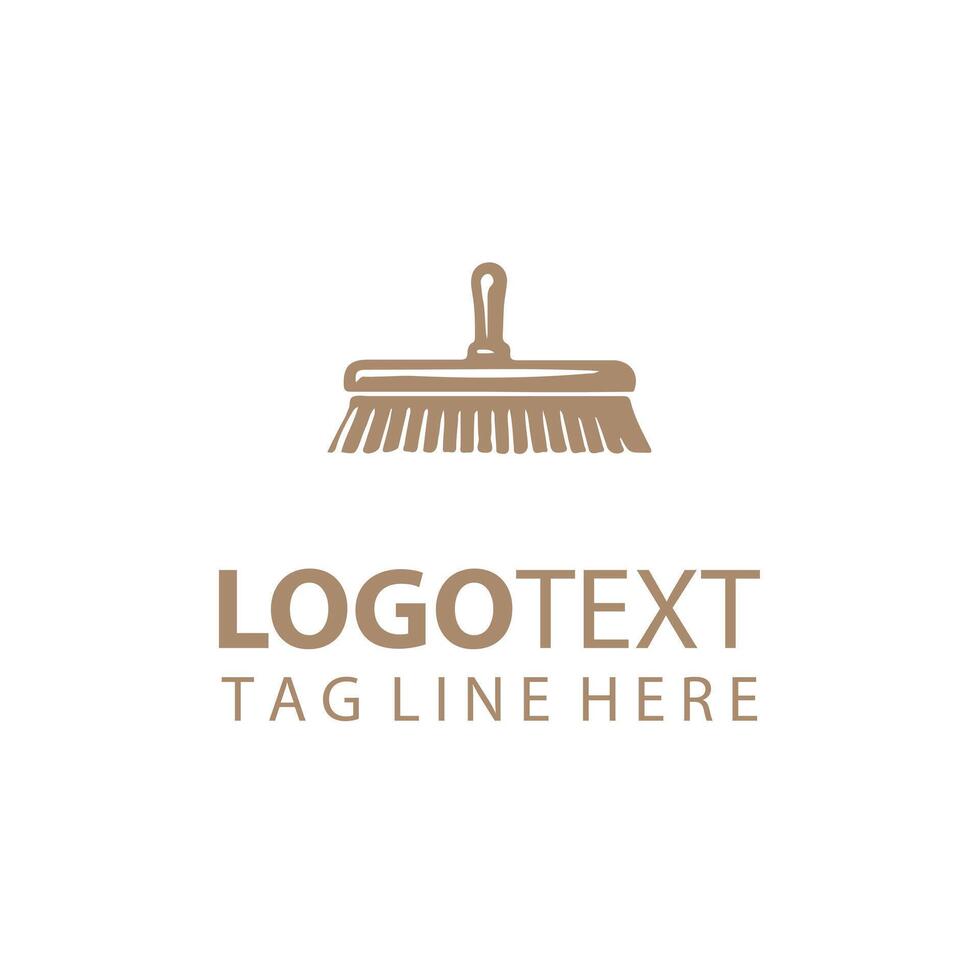 Sweep Sphere Broom Logo vector