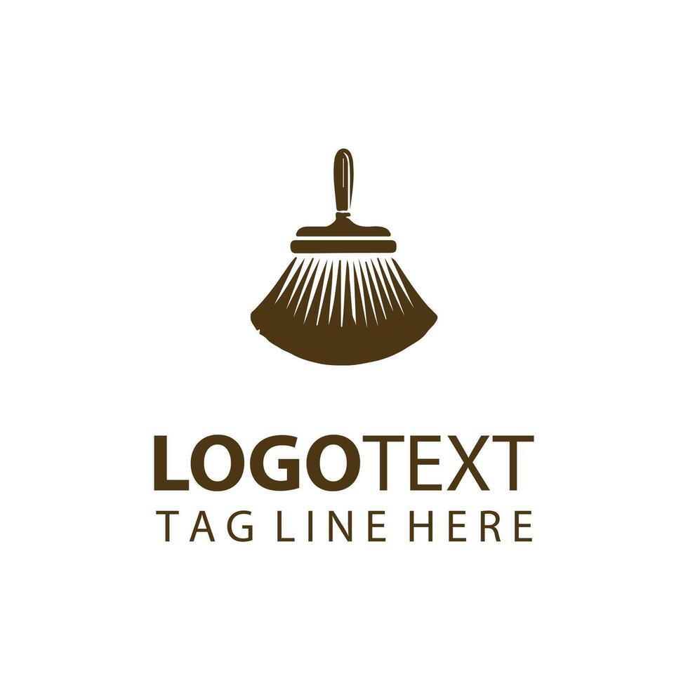 Effortless Sweep Broom Logo vector