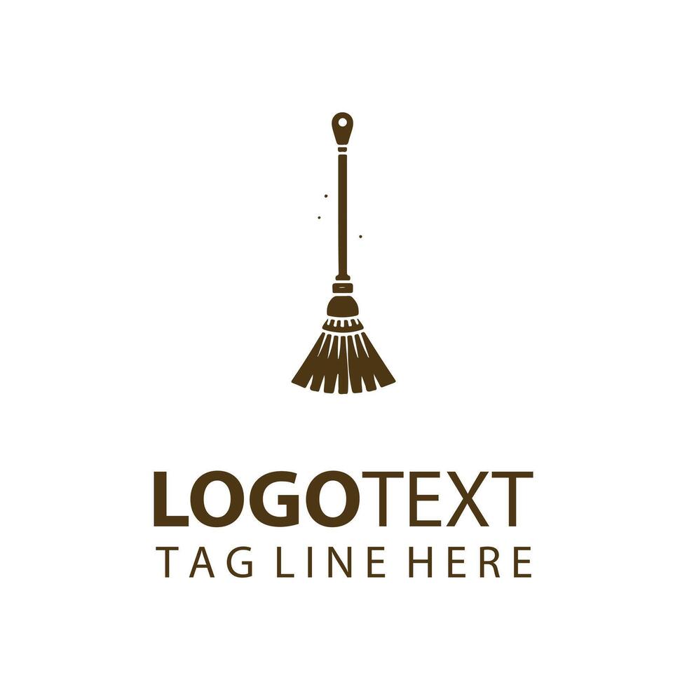 Clear Sweep Broom Logo vector