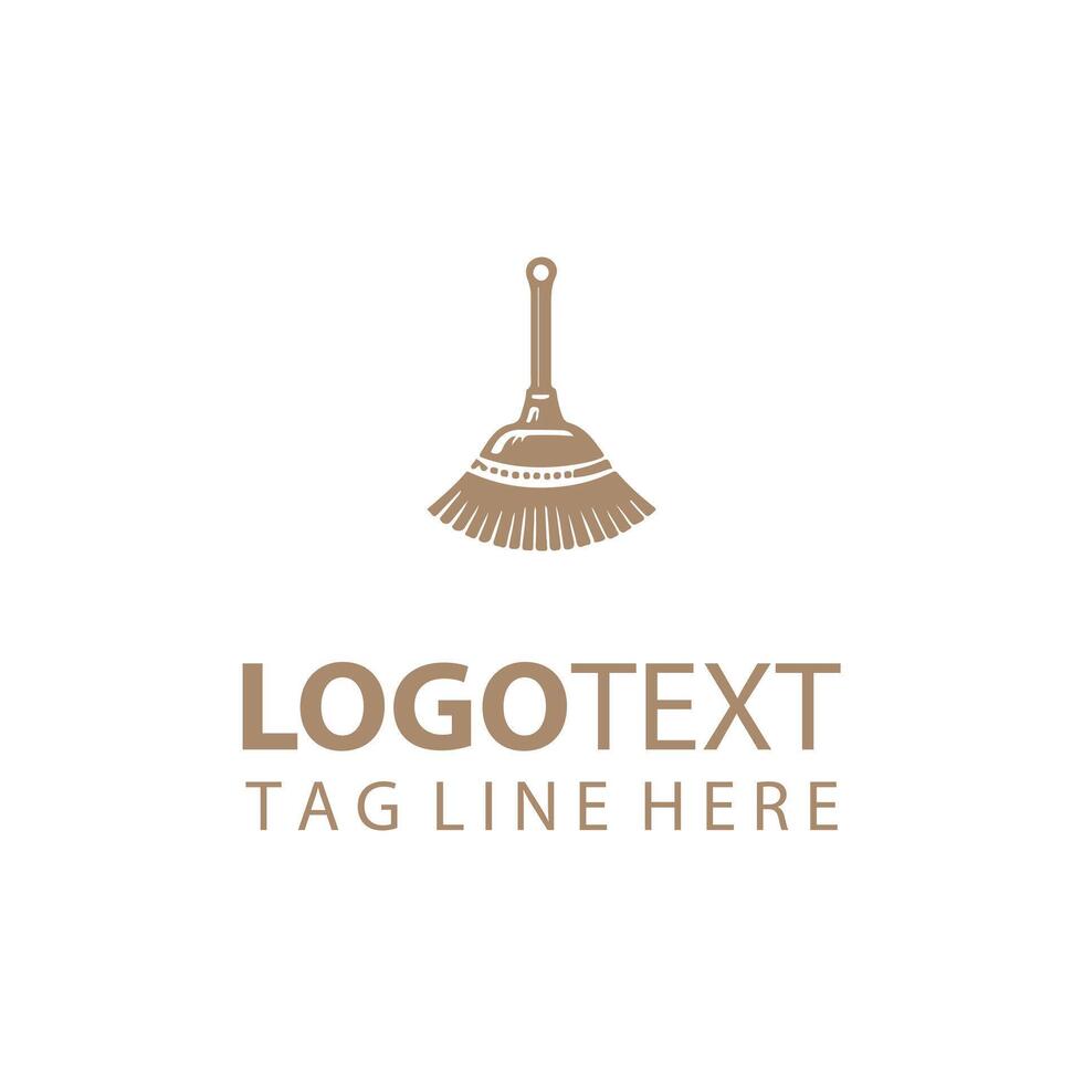 Quick Sweep Broom Logo vector