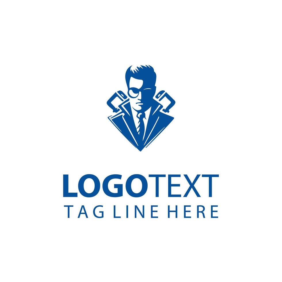 The Refined Touch Gentleman Logo vector