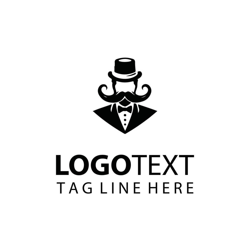 The Refined Look Gentleman Logo vector