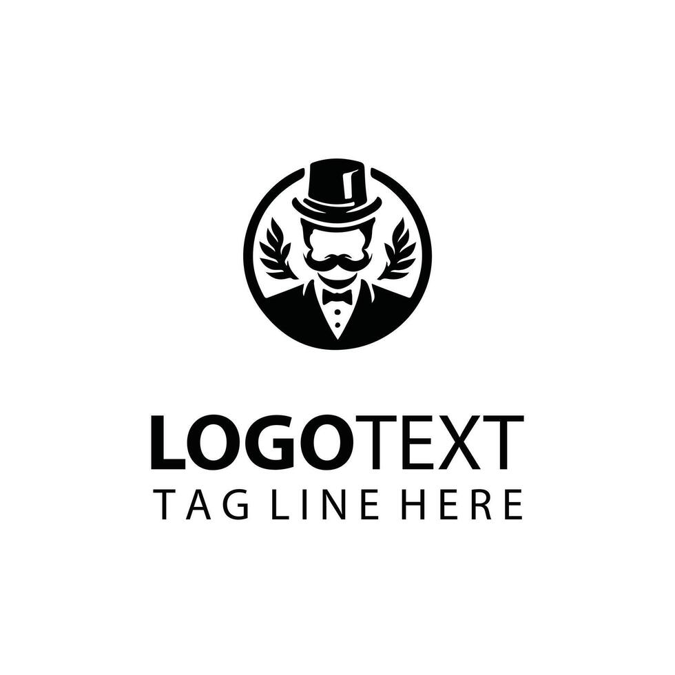 The Majestic Attire Gentleman Logo vector
