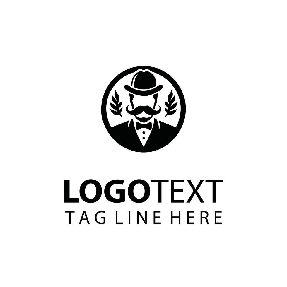 Refined Gentleman Logo vector