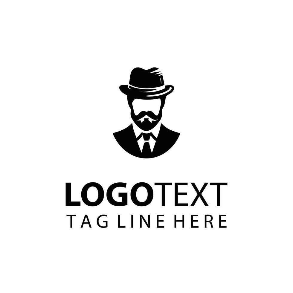 The Dapper Duke Gentleman Logo vector