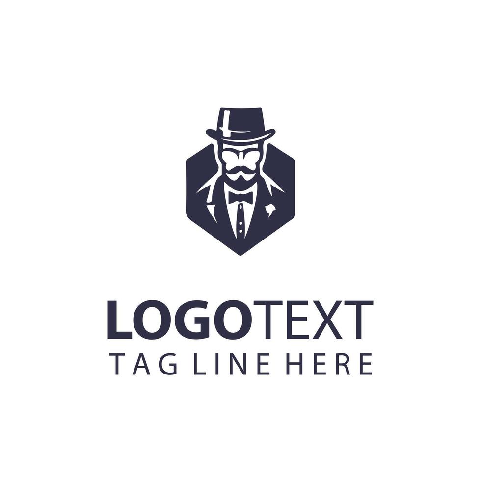Genteel Gentleman Logo vector