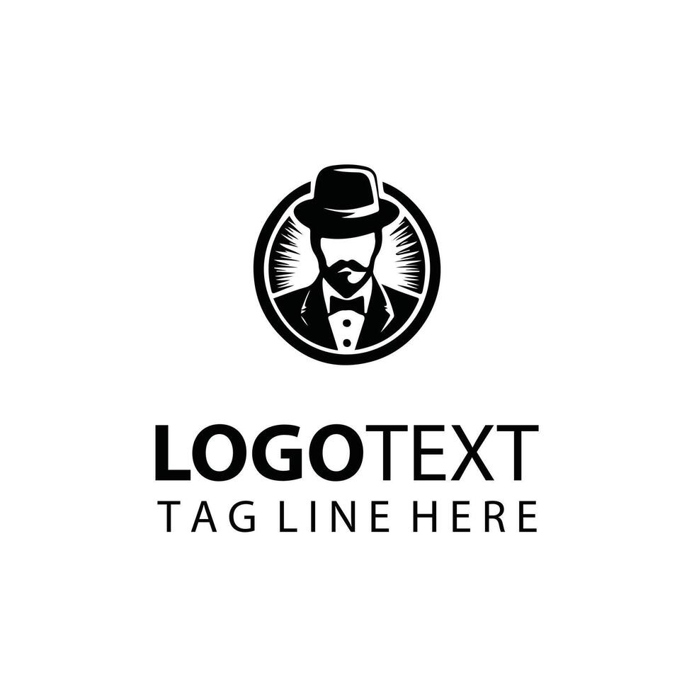 Attire Gentleman Logo vector