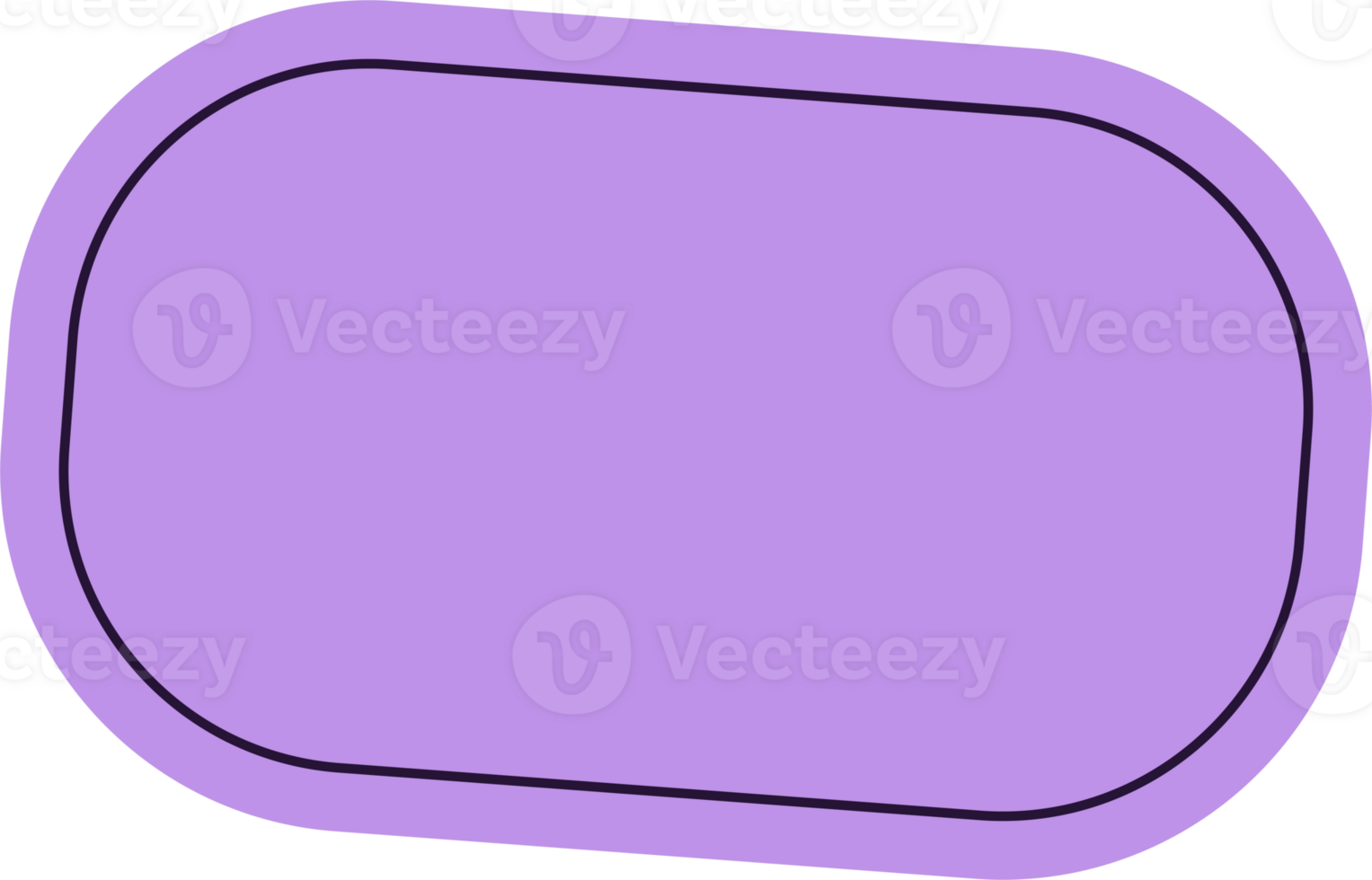 A purple rectangle with a black border png
