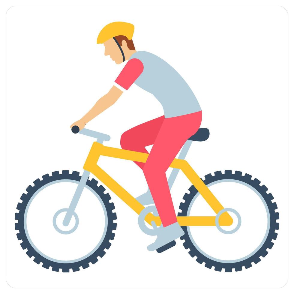 Cycling and bike icon concept vector