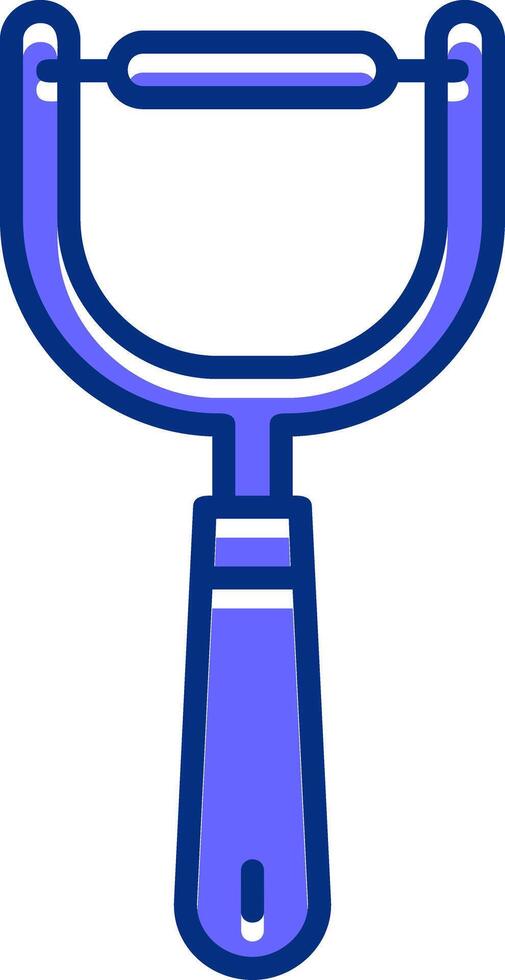 Peeler Filled Slip Style Icon vector