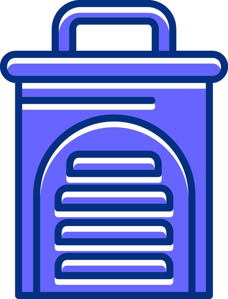 Slicer Filled Slip Style Icon vector