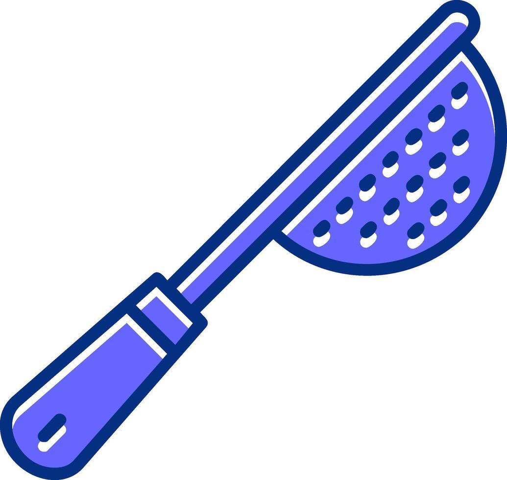 Sieve Filled Slip Style Icon vector