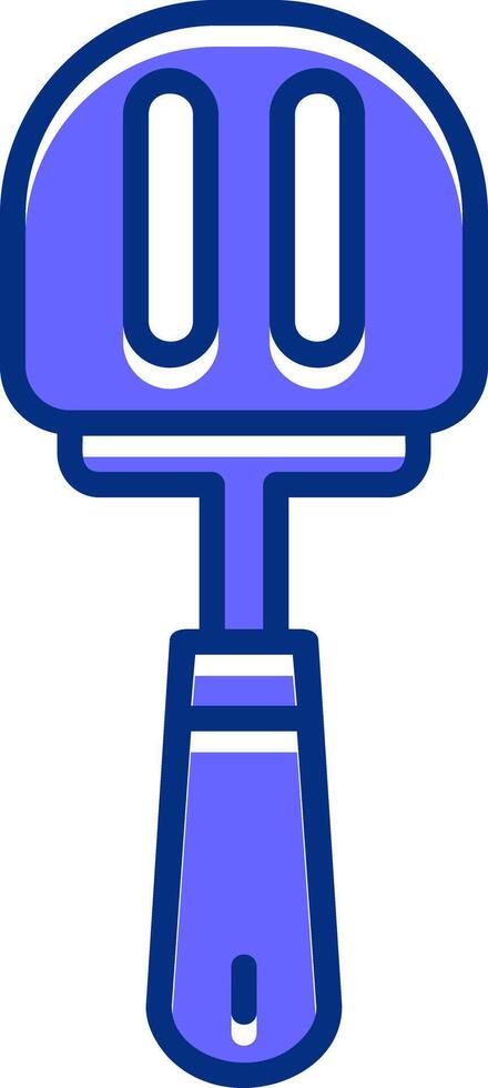 Skimmer Filled Slip Style Icon vector