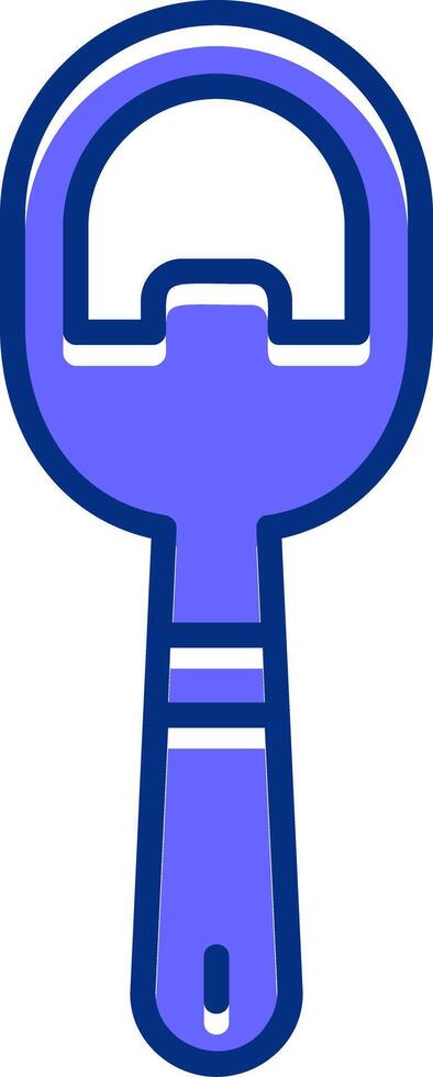 Bottle opener Filled Slip Style Icon vector