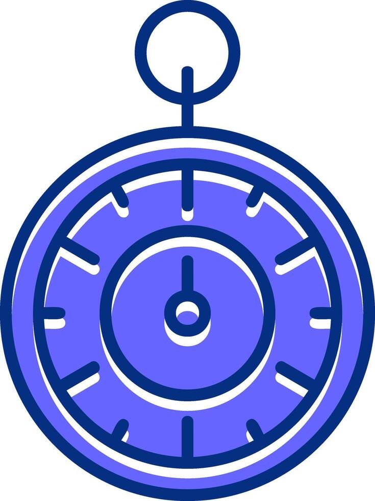 Timer Filled Slip Style Icon vector