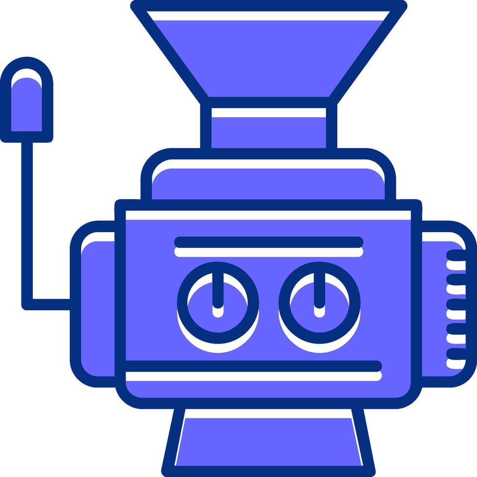 Meat grinder Filled Slip Style Icon vector