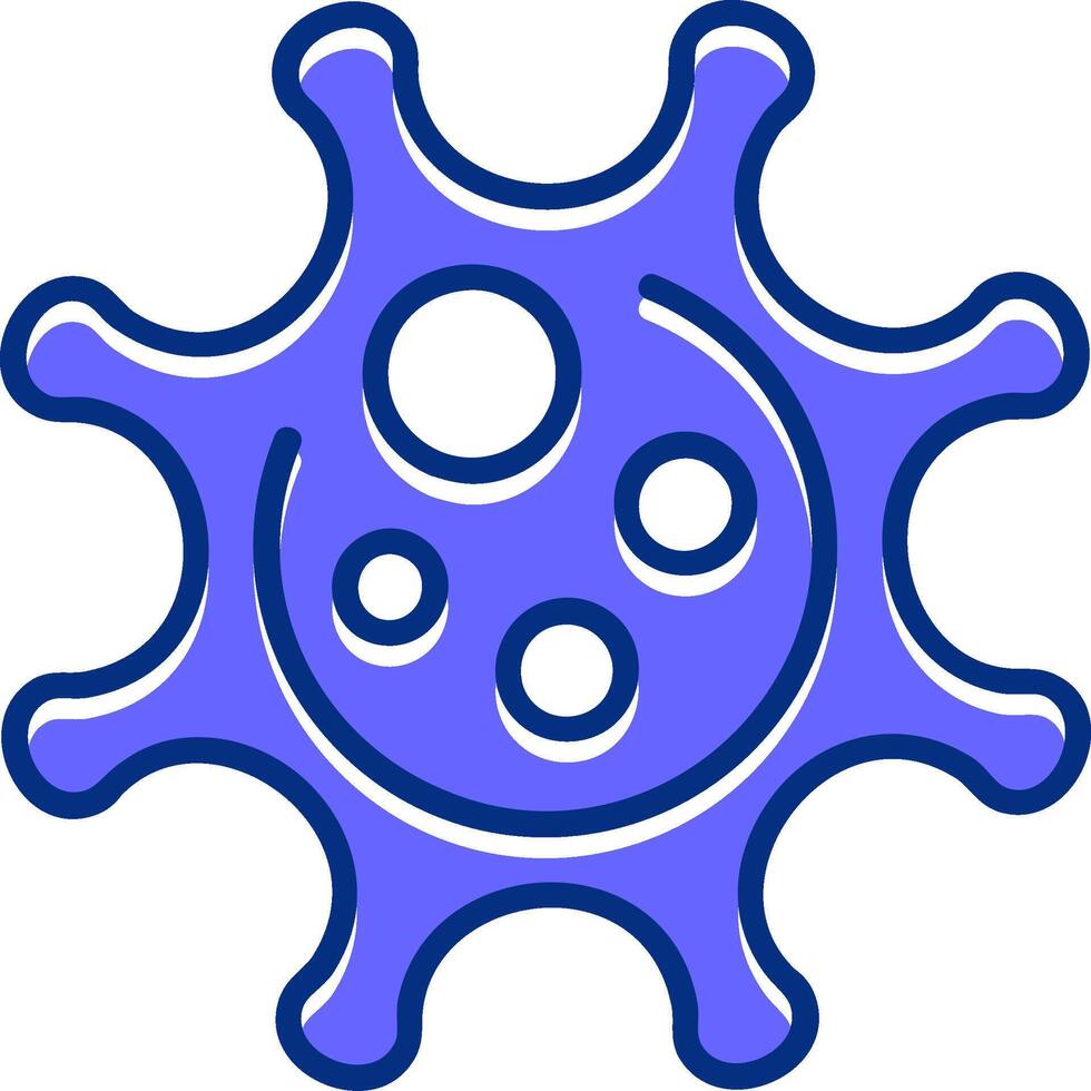Coronavirus Filled Slip Style Icon vector