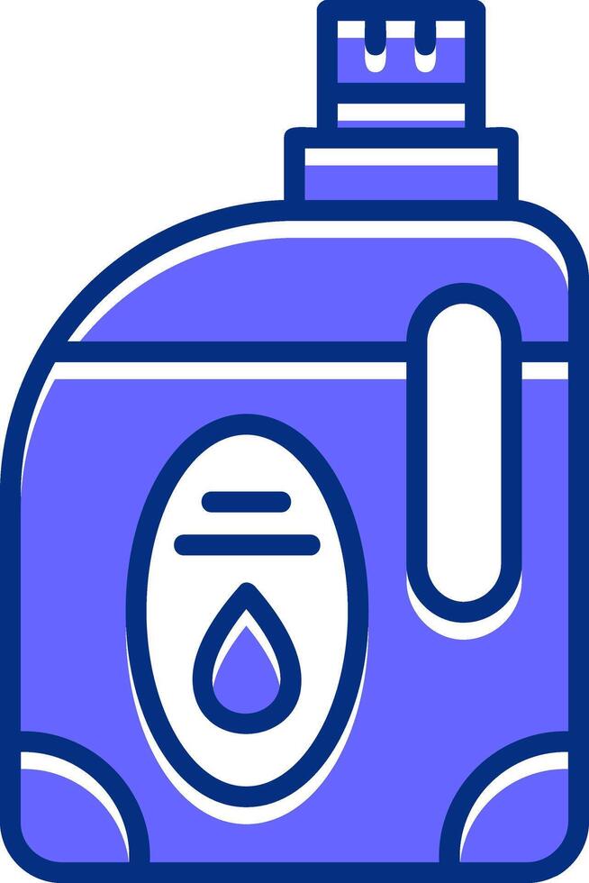 Detergent Filled Slip Style Icon vector