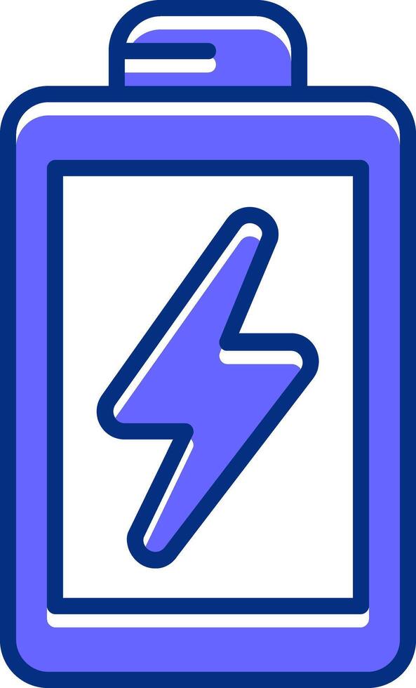 Battery saver Filled Slip Style Icon vector