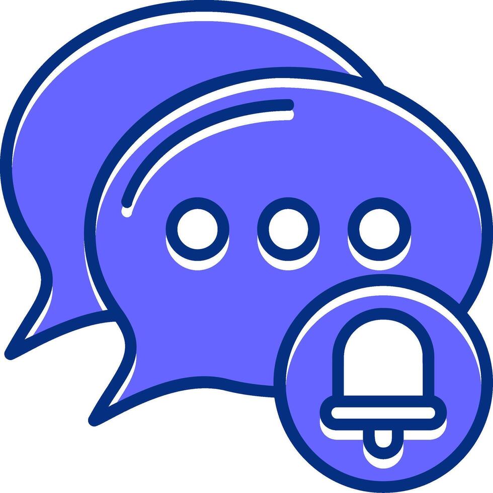 Silent mode Filled Slip Style Icon vector