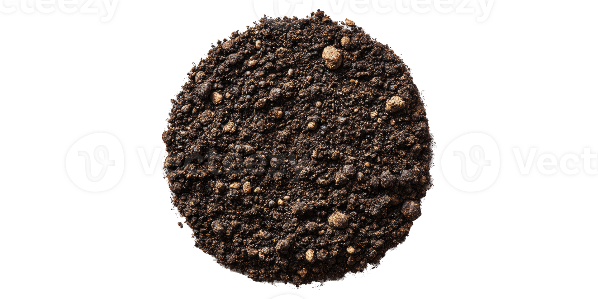 Soil Texture Circle Isolated on Transparent Background png