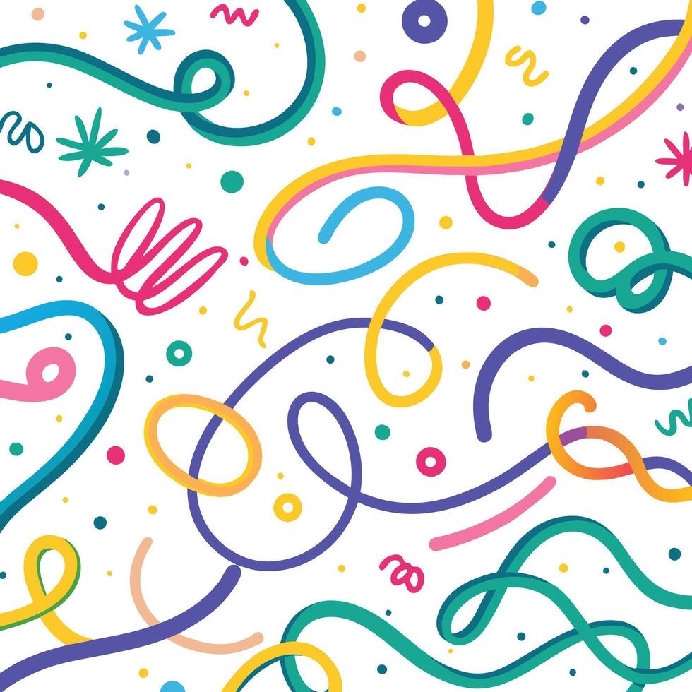 a colorful background with a lot of different shapes vector