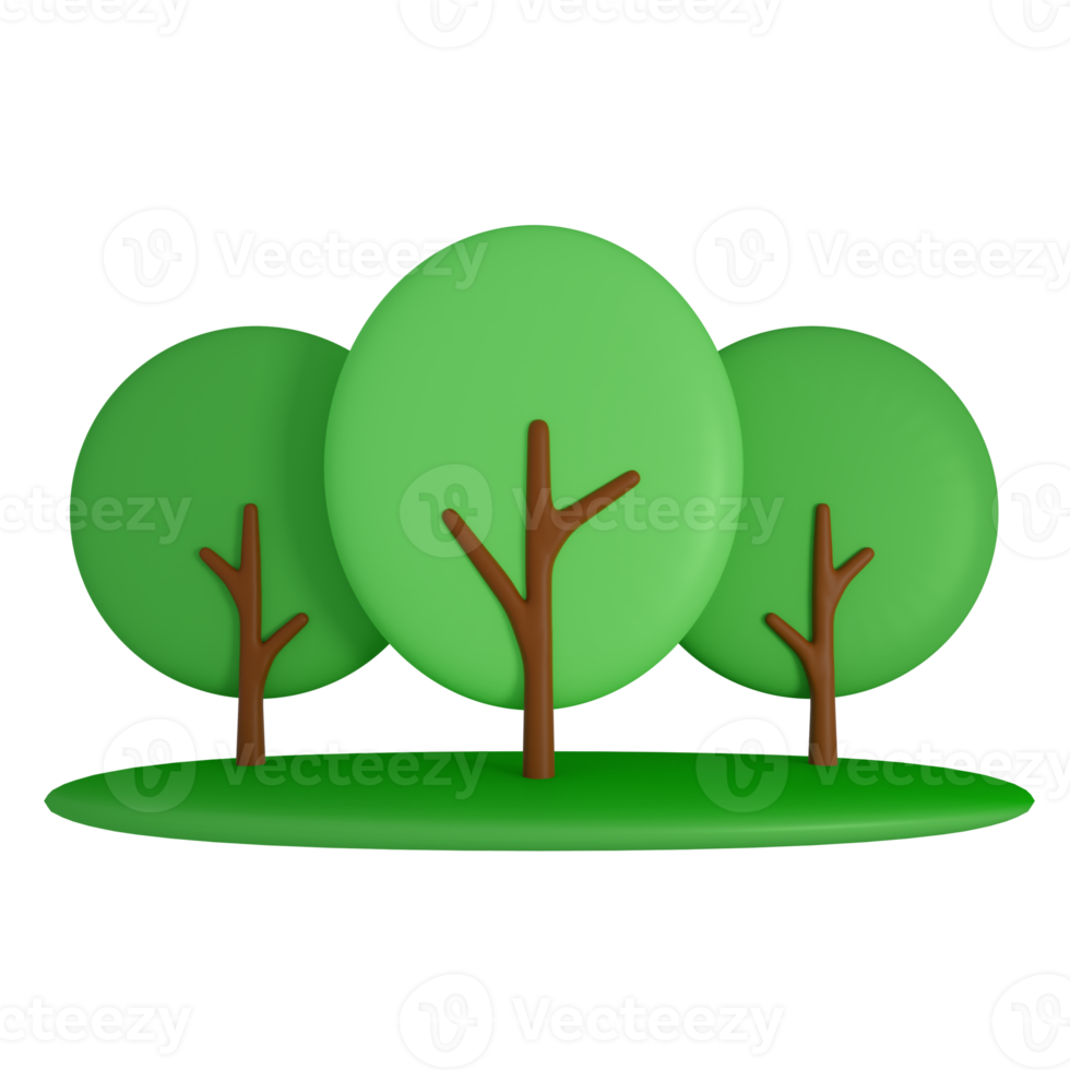 the garden contains large and dense trees png