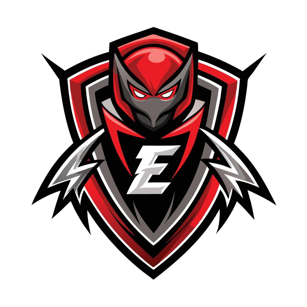 the logo for the e sports team vector